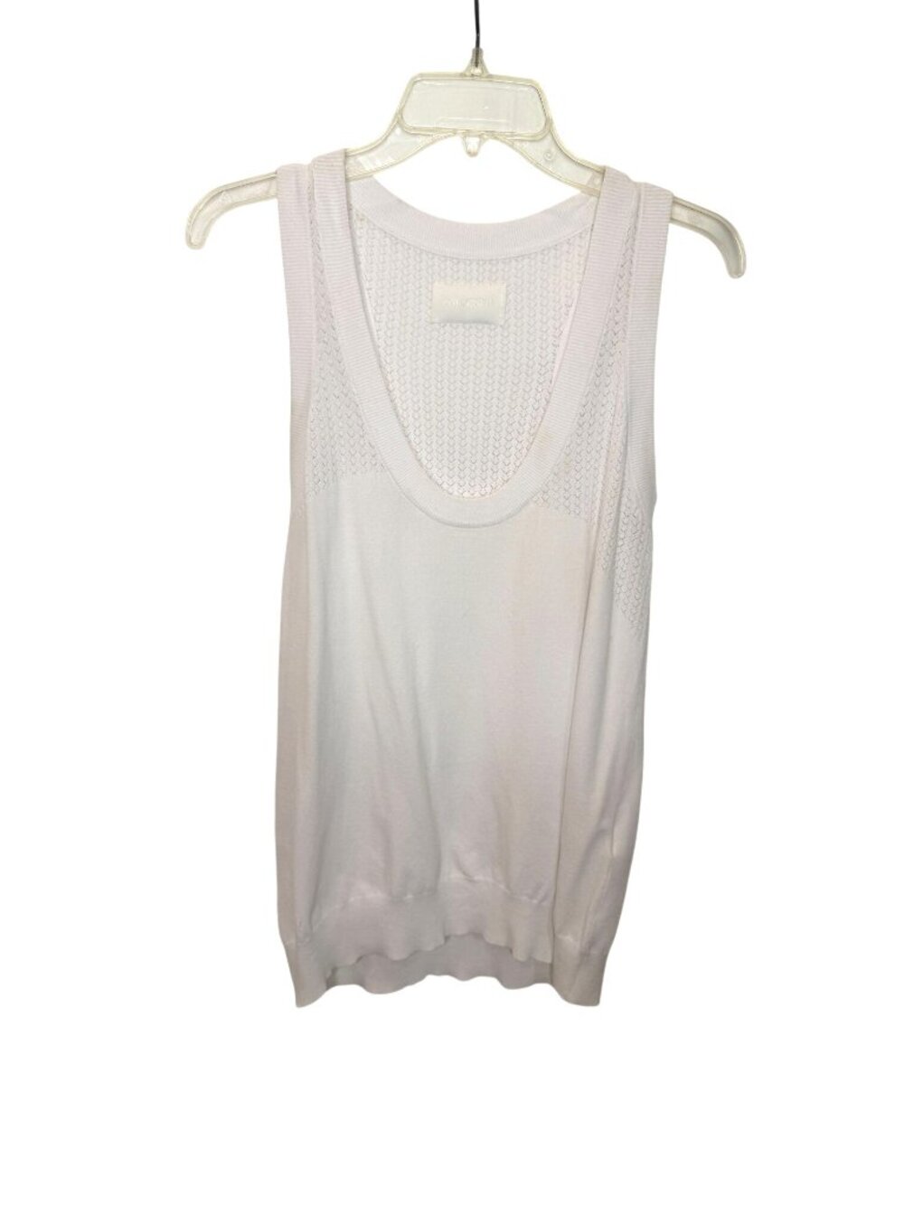 Zadig & Voltaire Milia Ve knit White Tank - Size M - Picture 3 of 7